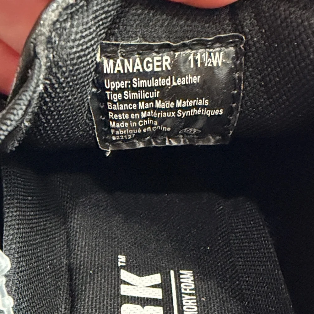 Deer Stags Men's Black DS Work Oil& Slip Resistant Non Marking,Size 11-1/2 . - Picture 8 of 17
